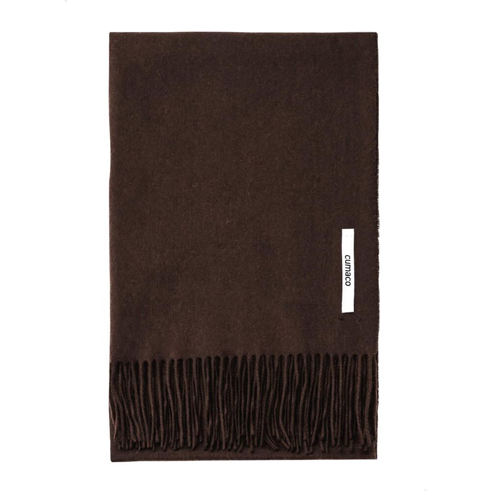 7286 23.dark Brown Cashmere Stole Large Thick Ladies Plain Stylish Fashionable